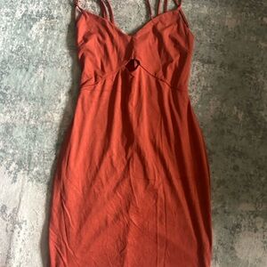 Charlotte Russe Rust Mini Dress
